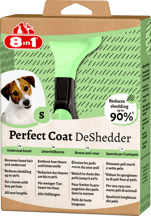 8in1 Perfect Coat DeShedder spazzola per cani S