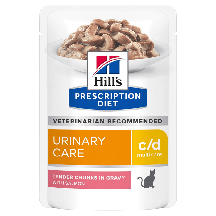 Hill's Prescription diet Urinary care c/d Salmone umido per gatti 85g - Emalles