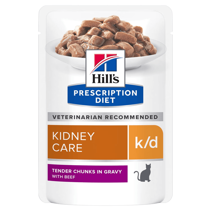 Hill's Prescription diet Kidney care k/d Manzo umido per gatti 85g - Emalles
