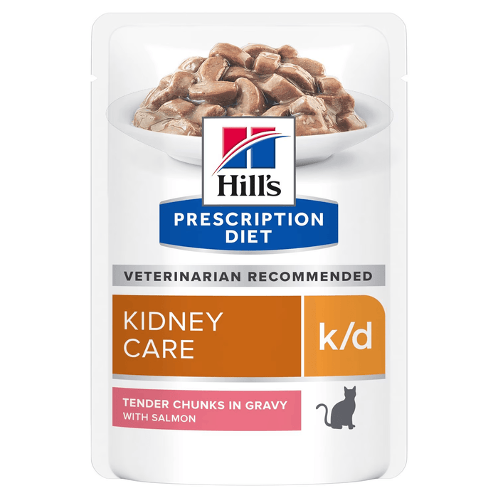 Hill's Prescription diet Kidney care k/d Salmone umido per gatti 85g - Emalles