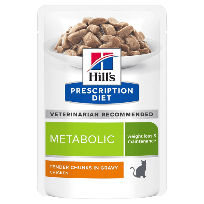 Hill's Prescription diet Metabolic Pollo umido per gatti 85g - Emalles