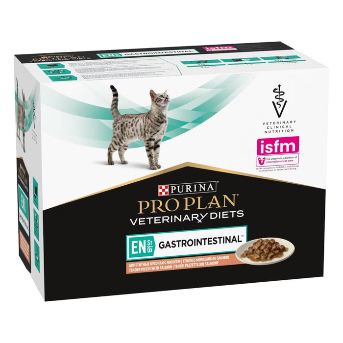 PURINA PRO PLAN VETERINARY DIETS umido gatto EN Gastrointestinal salmone 10x85 g