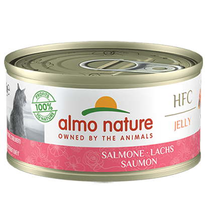 Almo Nature HFC gelatina salmone umido per gatti 70g