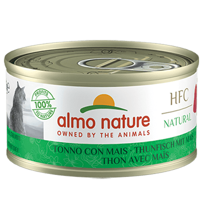 Almo Nature HFC Natural tonno con mais umido per gatti 70g