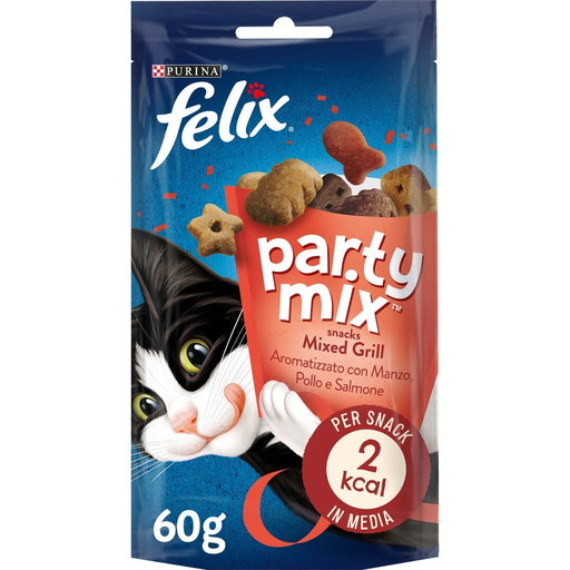 Felix Party Mix Mixed Grill snack gatti 60g-Felix-Emalles