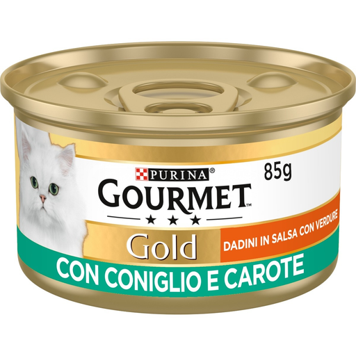 Gourmet Gold Dadini in Salsa Coniglio e Carote umido gatti 85g-Gourmet-Emalles