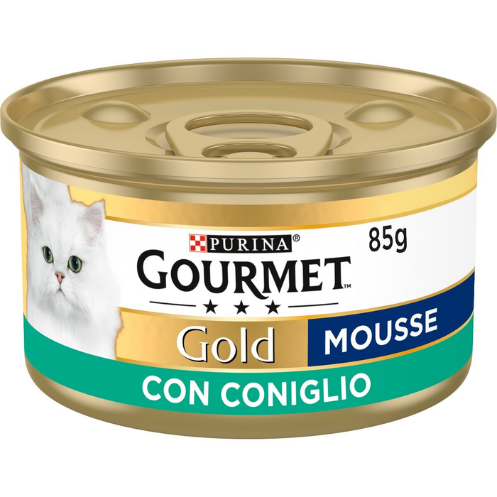 Gourmet Gold Mousse Coniglio umido gatti 85g-Gourmet-Emalles