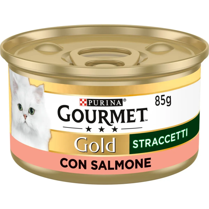 Gourmet Gold Straccetti Salmone umido gatti 85g-Gourmet-Emalles