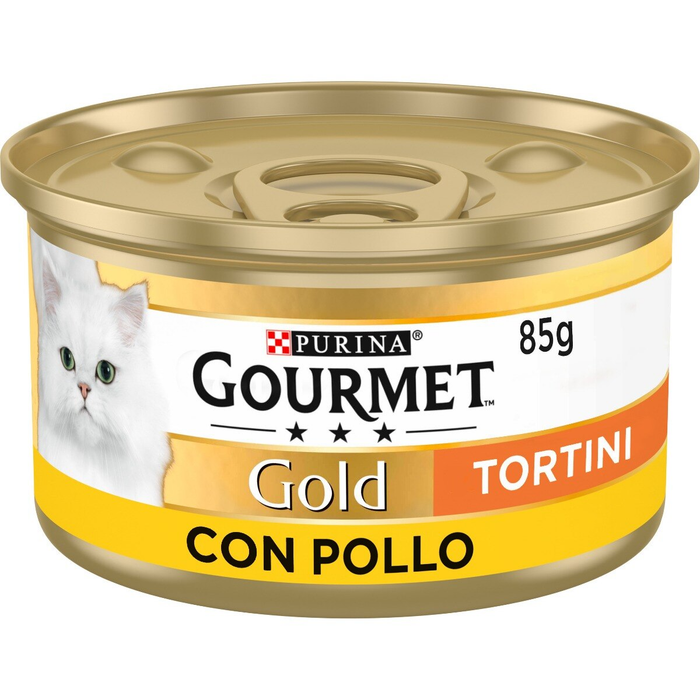 Gourmet Gold Tortini Pollo umido gatti 86g-Gourmet-Emalles