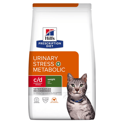Hill's Prescription Diet Urinary Stress Metabolic c/d secco per gatti 1,5kg-Hill's-Emalles