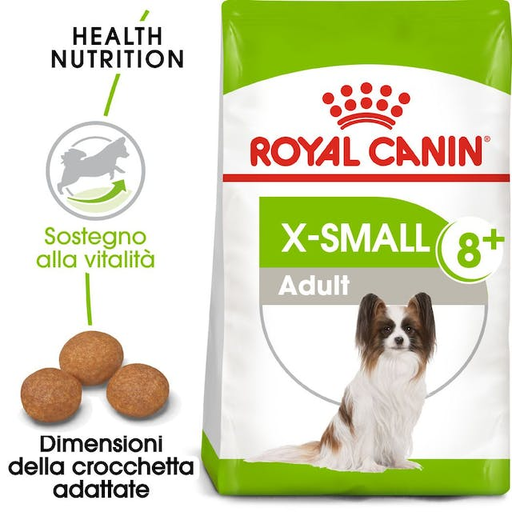 Royal Canin Adult X-Small +8 anni croccantini secco cani 1.5kg-Royal Canin-Emalles