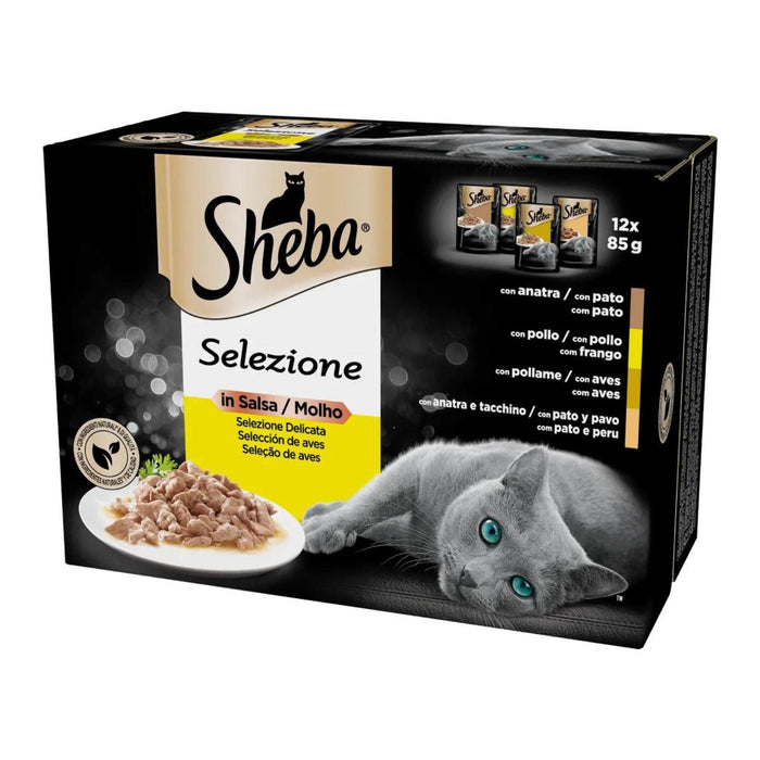 Sheba Selezione delicata in salsa umido per gatti 12x85g - Emalles