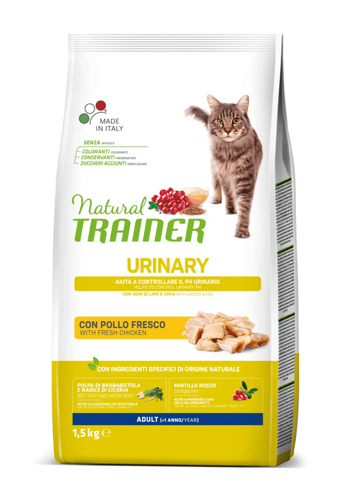 Natural Trainer Urinary Adult pollo fresco secco gatti-Natural Trainer-Emalles