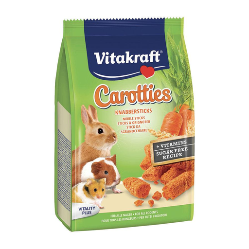 Vitakraft Carotties Snack per roditori 50g-Vitakraft-Emalles