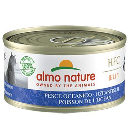 Almo Nature HFC gelatina pesce oceanico umido per gatti 70g